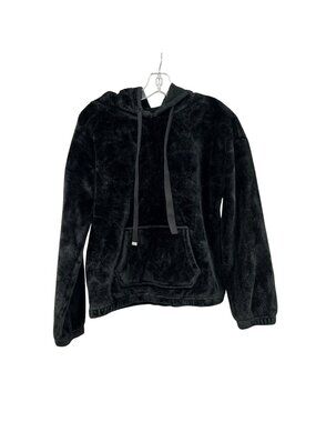 Planet Heart Womens Fleece Pullover Hoodie Long Sleeve Black Size Medium